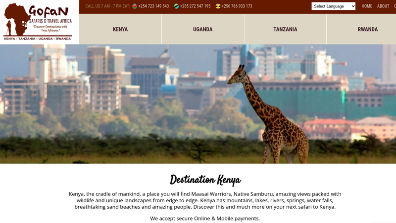 Gofan Safaris & Travel Africa