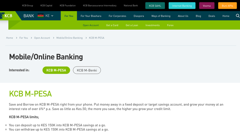 top loan apps in Kenya KCB M-Pesa